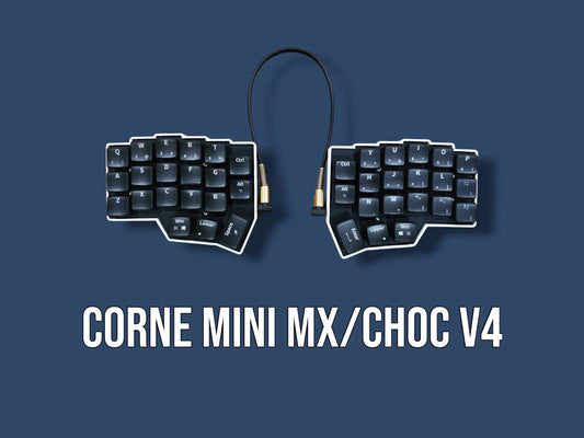 Corne Mini v4 (3x5): MX/Choc - Split Ergonomic Keyboard with RGB Backlights, Keycaps and Key Switches (crkbd)